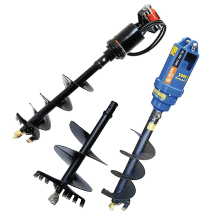 excavator drill attachments for hire