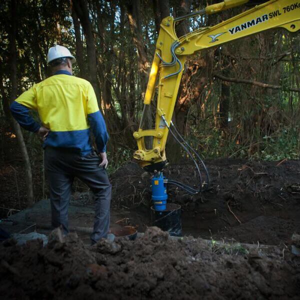 Auger Drive - suits 4.8t - 8t, 150mm - 900mm