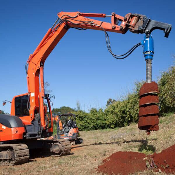 Auger Drive - suits 4.8t - 8t, 150mm - 900mm