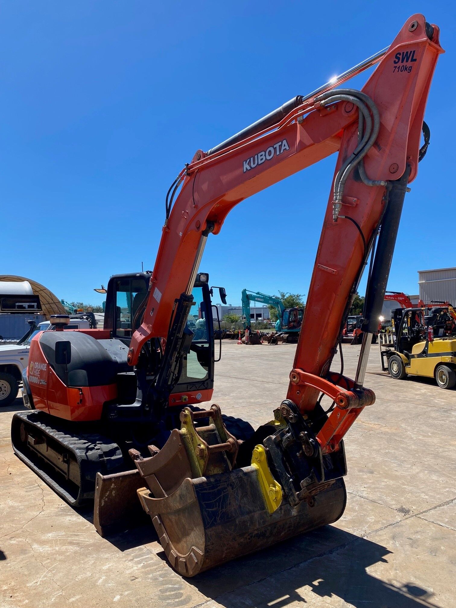 Kubota KX080 8T Excavator-QLD