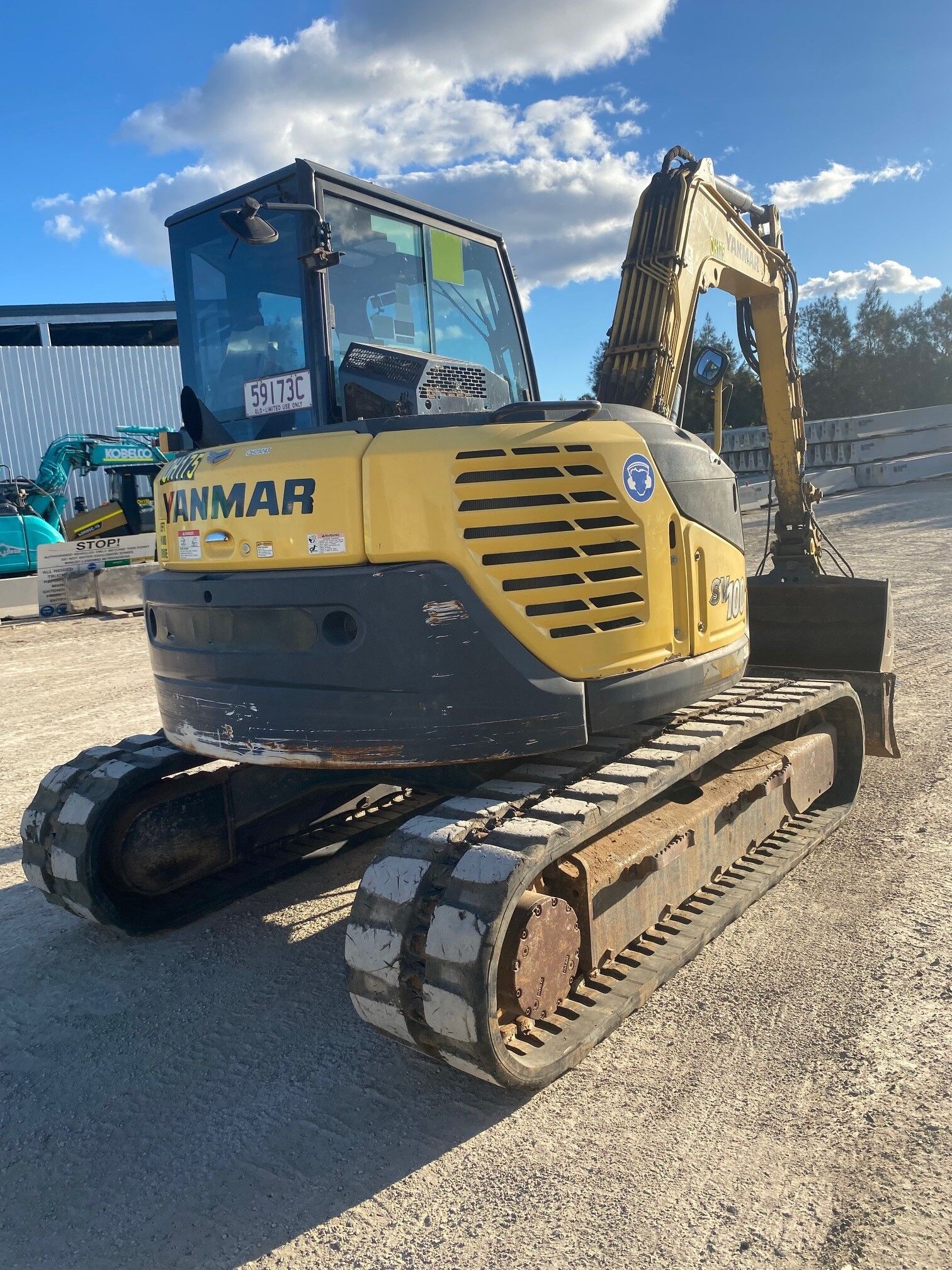 Yanmar SV100 10T Excavator 2018 – QLD image 4