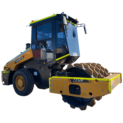 8T padfoot roller dry hire