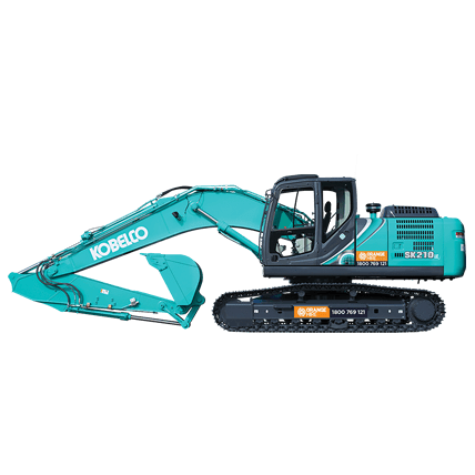 Hire a 21t excavator at Orange Hire