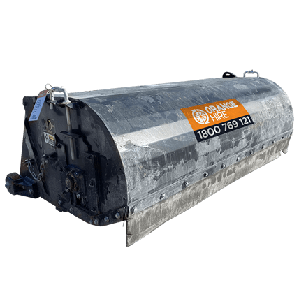 Hire a sweeper attachment for excavator