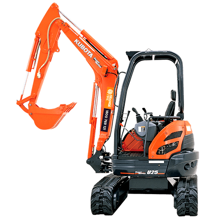 Hire 2.5t mini excavator