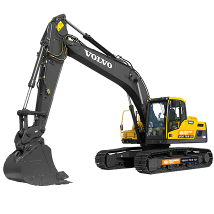 Excavator dry hire for demolition and earthworks